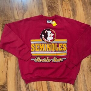 Vintage Lee Florida State Seminoles Sweatshirt XL Made in USA FSU